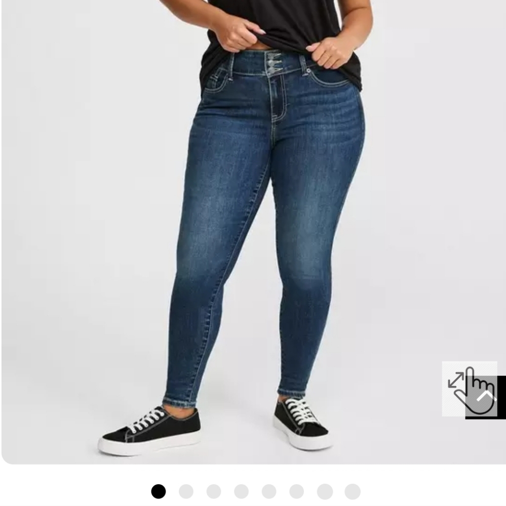 Torrid High Rise Jegging Smoothing Skinny Jean Size 10 - Picture 4 of 10